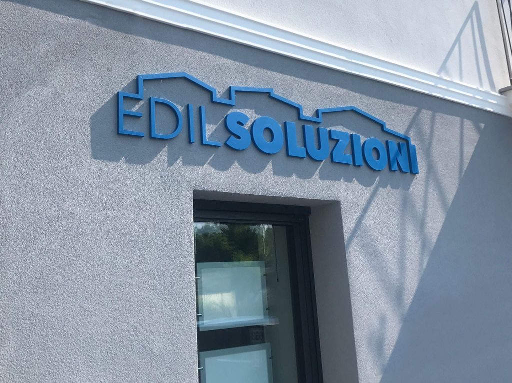 Edilsoluzioni logo ingresso uffici